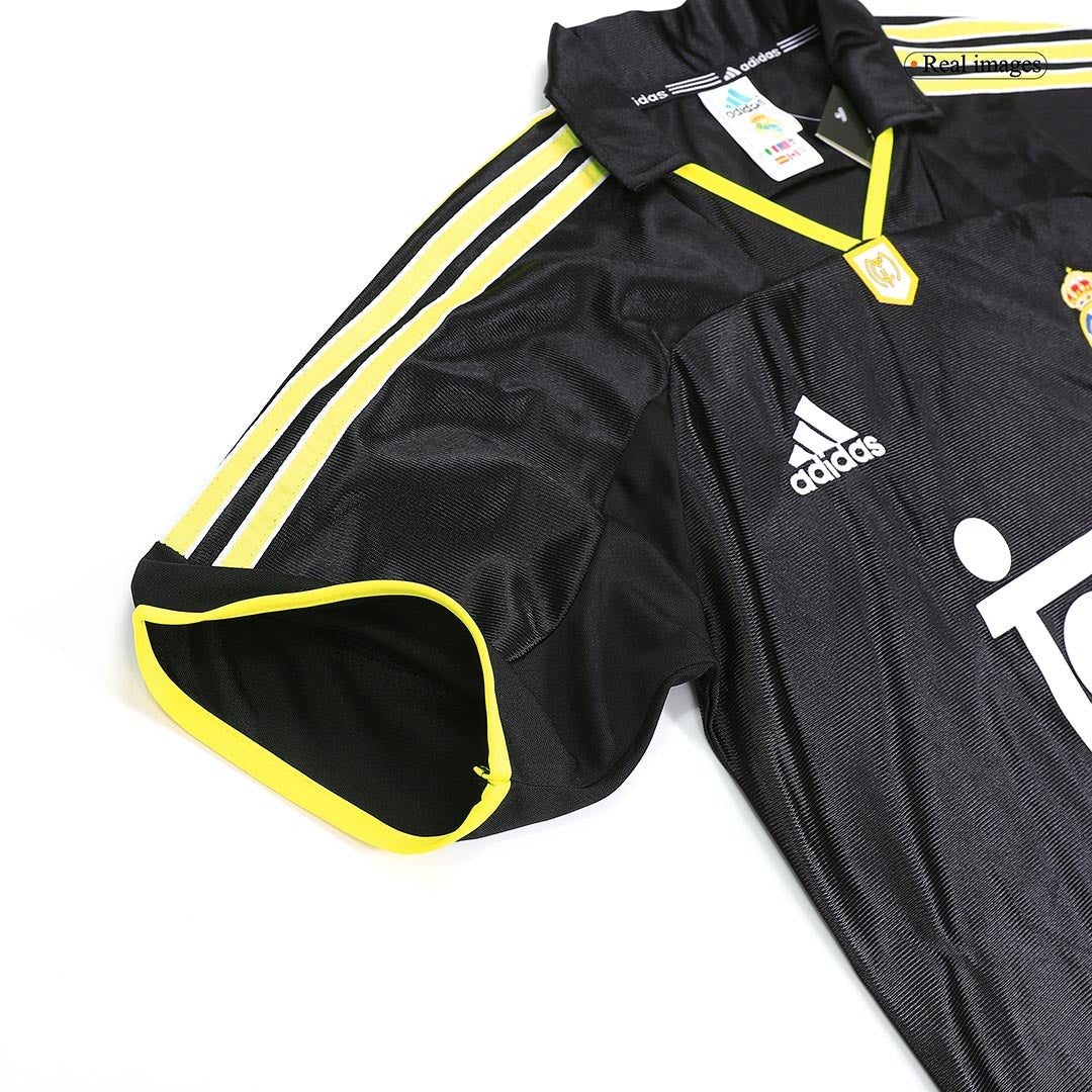 Maillot Rétro Real Madrid Extérieur 1999/00 Noir