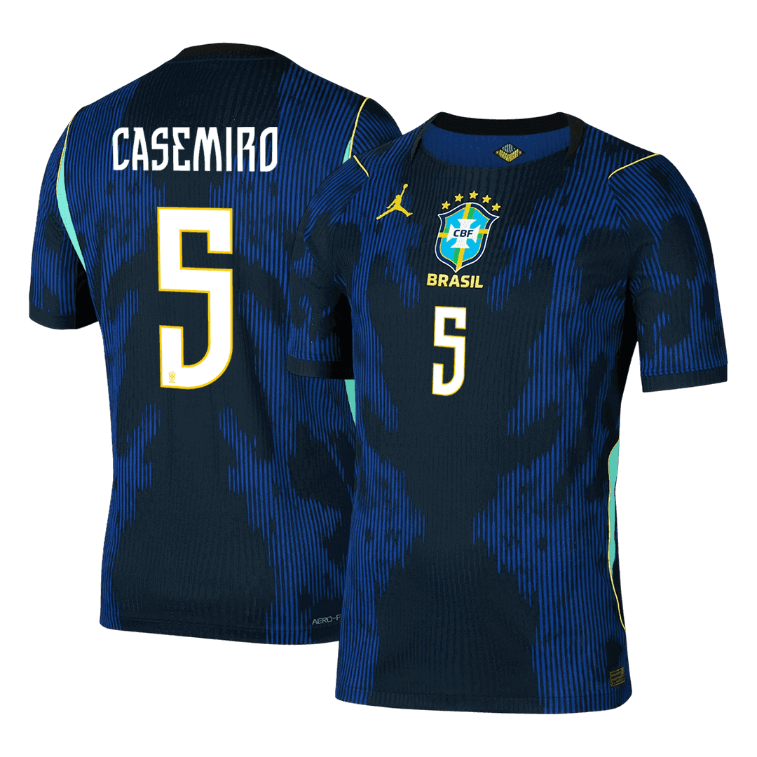 CASEMIRO #5 Brazil Away Shirt - World Cup 2026 Navy Player