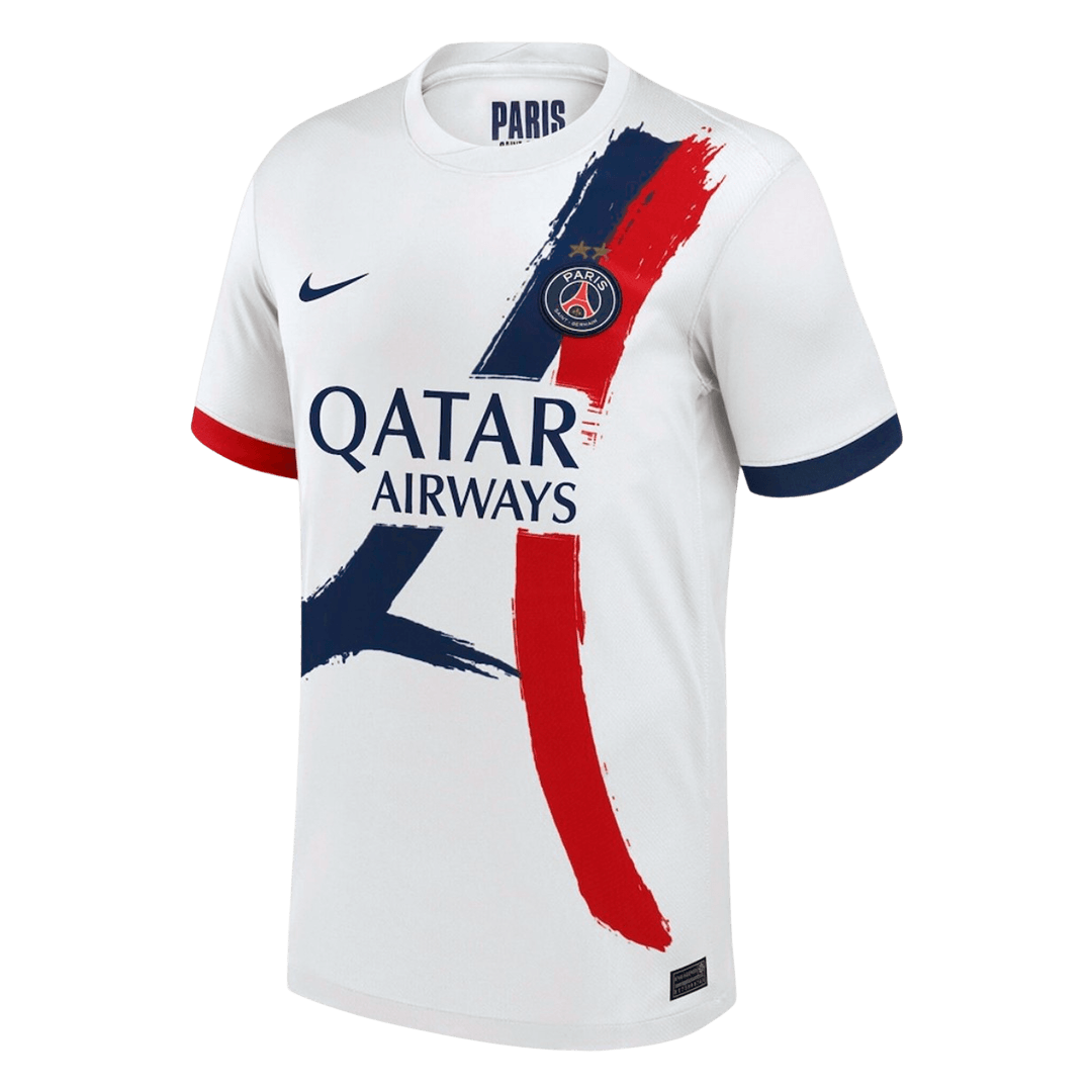 Champions of Europe #26 PSG Extérieur Maillot 2024/26 Blanc - CHAMPIONS OF EUROPE