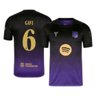 GAVI #6 Barcelona Extérieur Maillot 2026/27 Black/Purple - UCL