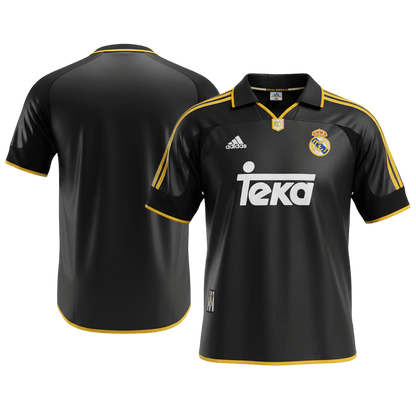 Maillot Rétro Real Madrid Extérieur 1999/01 Noir