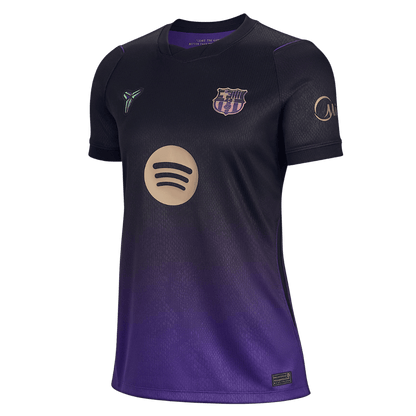 Femme Barcelona Extérieur Maillot 2026/27 Black/Purple