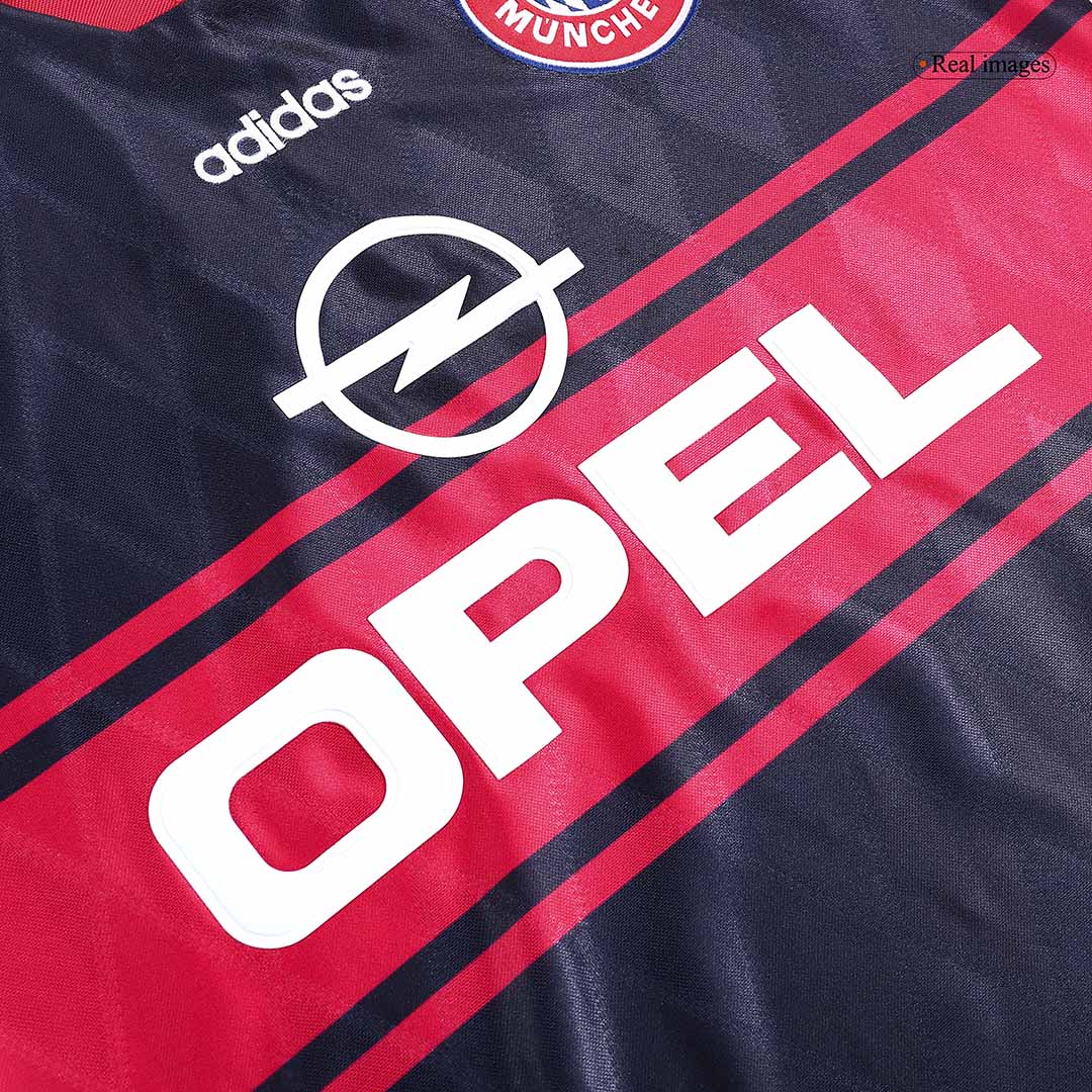 Maillot Rétro Domicile Bayern Munich 1997/99 Noir&Rouge