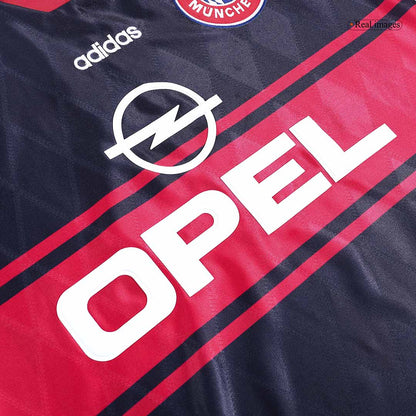 Maillot Rétro Domicile Bayern Munich 1997/99 Noir&Rouge