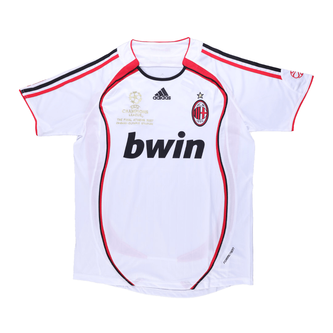 Retro AC Milan Extérieur Maillot 2006/07 Blanc - UCL