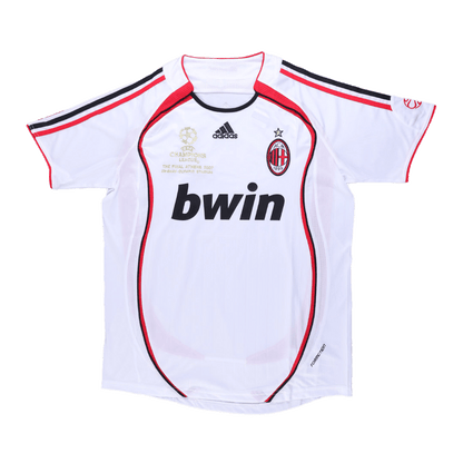 Retro AC Milan Extérieur Maillot 2006/07 Blanc - UCL