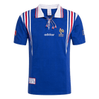 Retro France Domicile Maillot 1996 Bleu