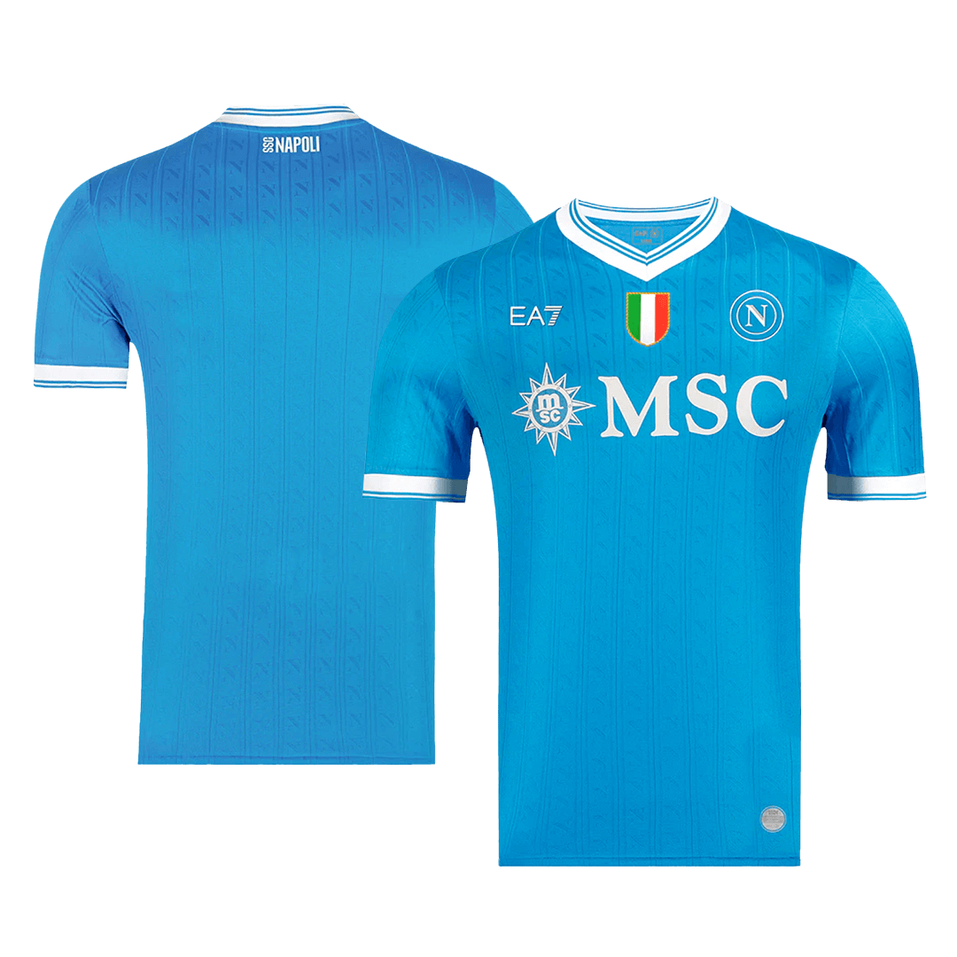 Napoli Domicile Maillot 2025/26 Bleu Joueur