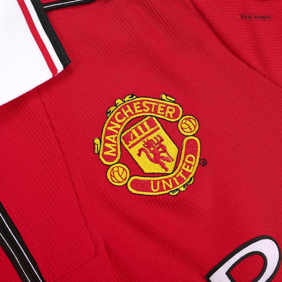 Maillot rétro domicile Manchester United 98/00 rouge
