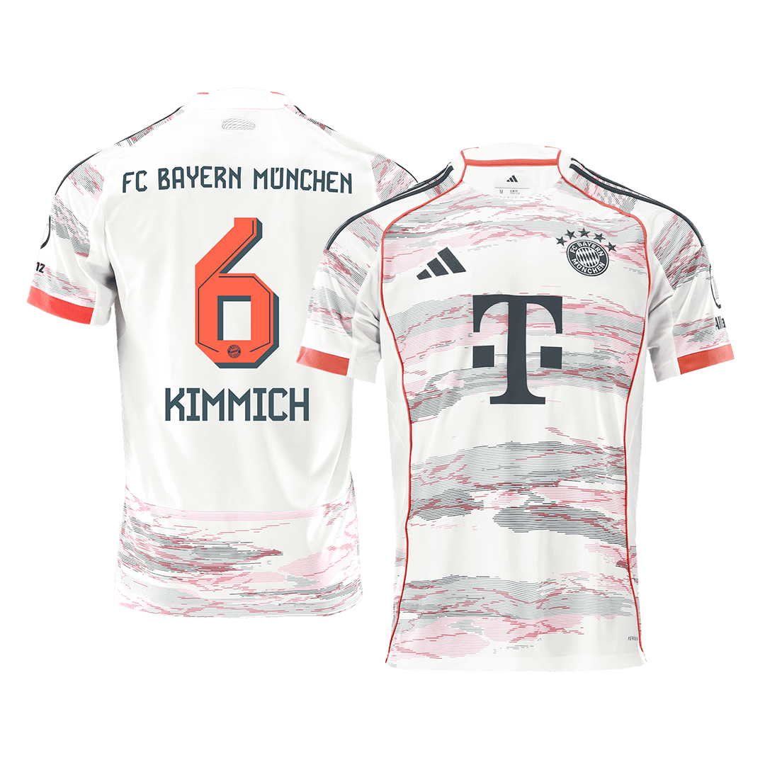KIMMICH #6 Bayern Munich Maillot Extérieur 2025/26 Blanc