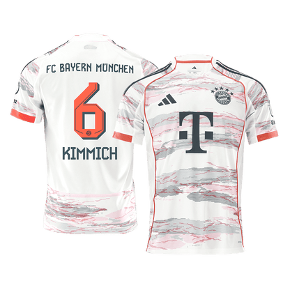 KIMMICH #6 Bayern Munich Maillot Extérieur 2025/26 Blanc