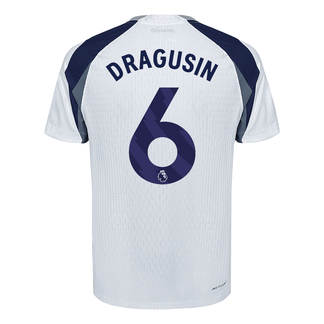 DRAGUSIN #6 Tottenham Hotspur Home Shirt 2025/26 White Player