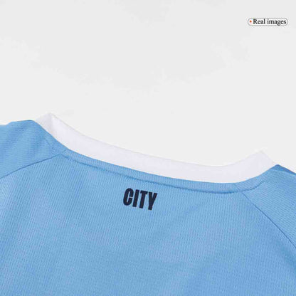 HAALAND #9 Manchester City Domicile Maillot - Coupe du Monde 2025/26 Bleu - Super