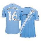 RODRIGO #16 Manchester City Domicile Maillot 2025/26 Bleu - Super
