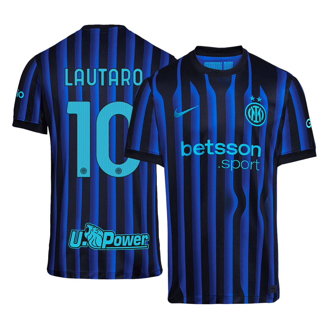 LAUTARO #10 Inter Milan Domicile Maillot 2025/26 Blue&Black