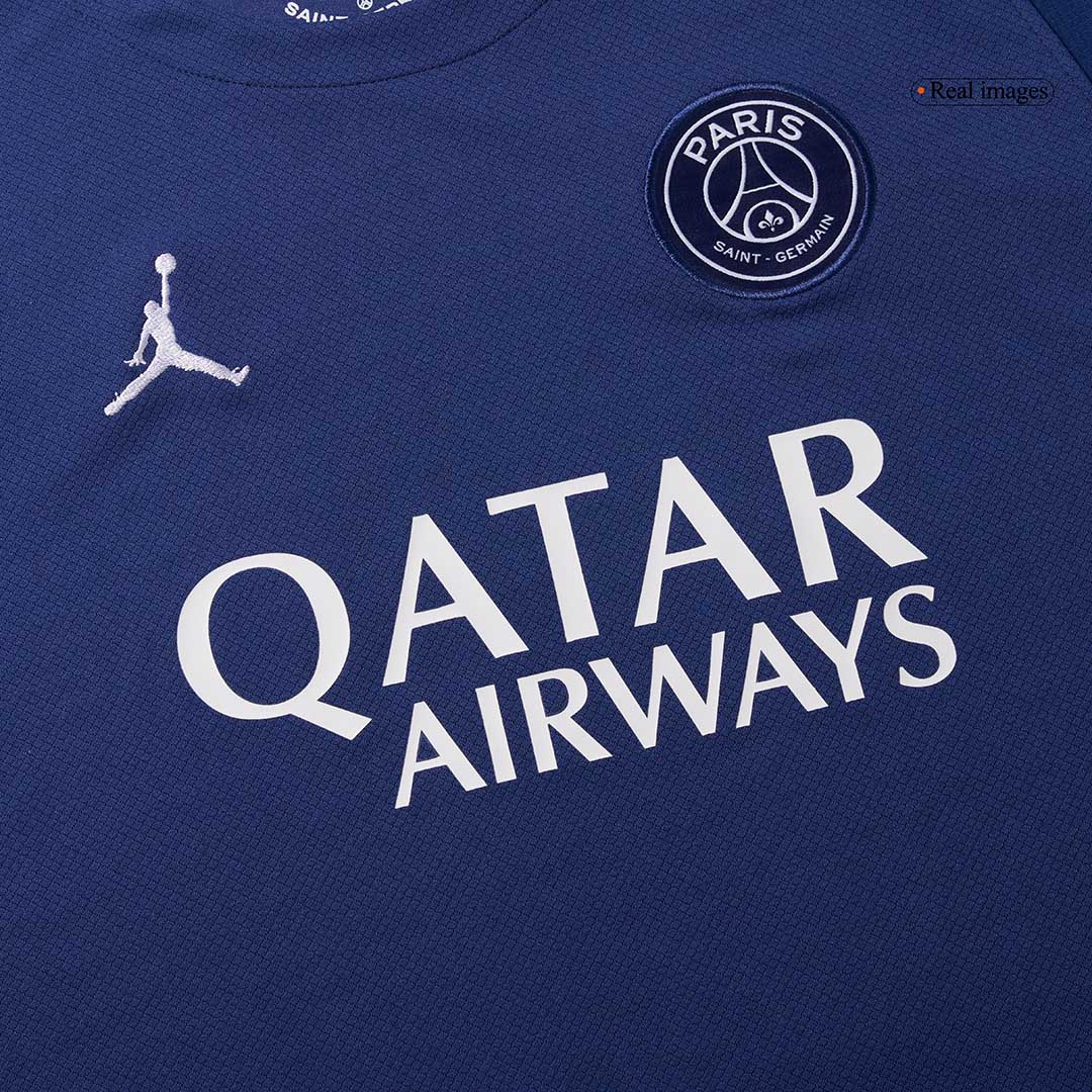 O.DEMBÉLÉ #10 PSG Fourth Away Maillot 2024/25 Bleu marine - UCL
