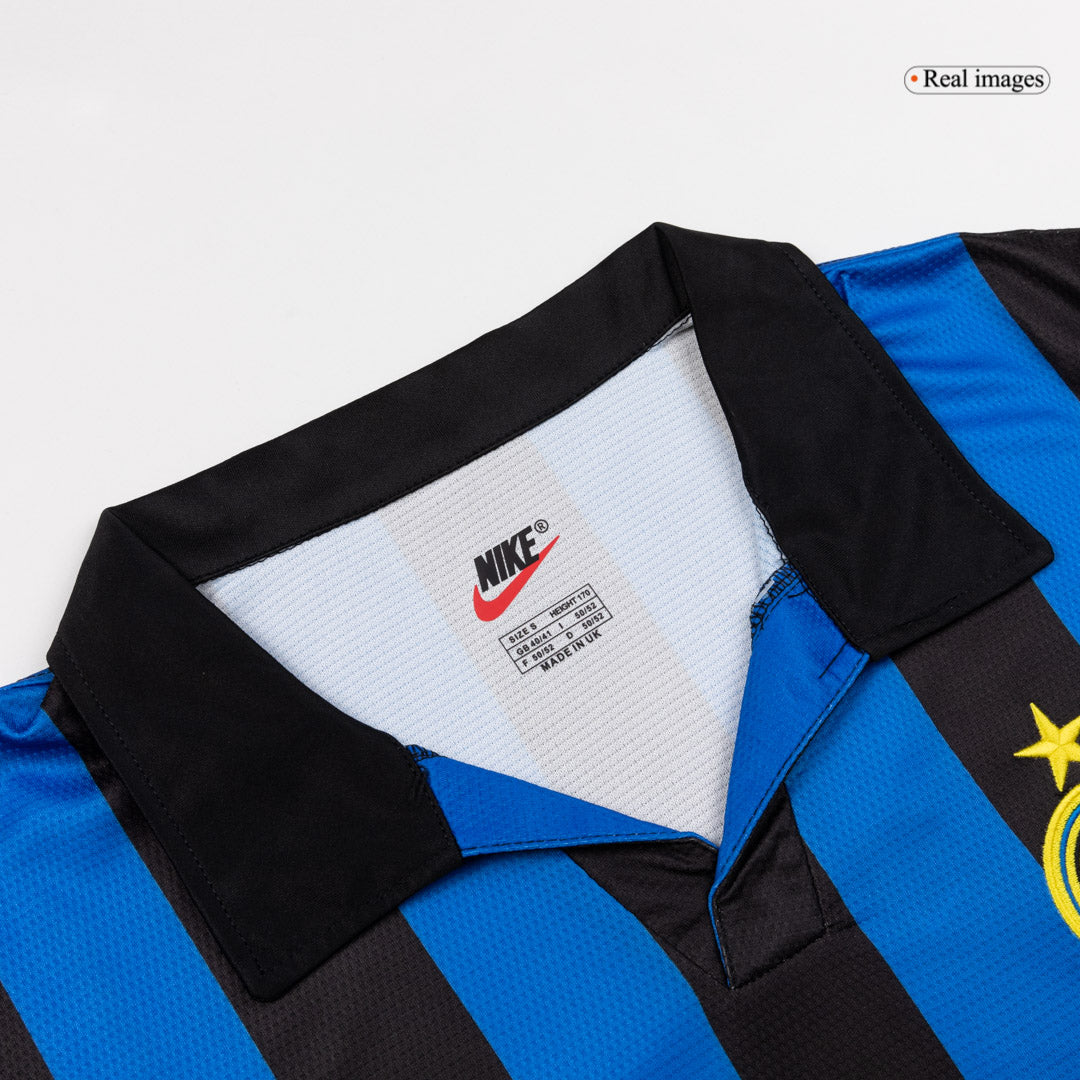 Maillot Rétro Domicile Inter Milan 1998/99 Bleu & Noir