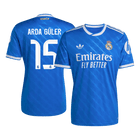 ARDA GÜLER #15 Real Madrid Troisième Maillot 2025/26 Bleu