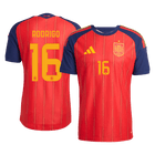RODRIGO #16 Spain Home Jersey - 2026 World Cup Red Player