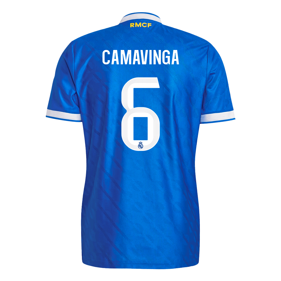 CAMAVINGA #6 Maillot extérieur Real Madrid 2025/26 Bleu Joueur