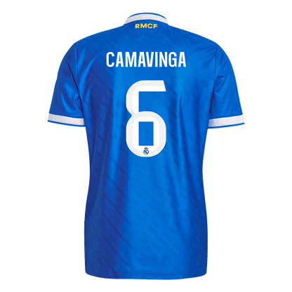 CAMAVINGA #6 Maillot extérieur Real Madrid 2025/26 Bleu Joueur
