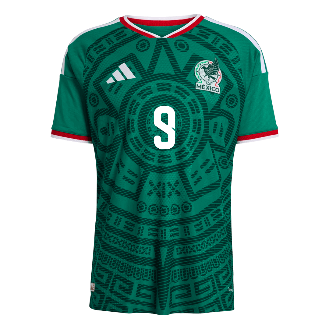 RAÚL #9 Mexico Home Jersey - World Cup 2026 Green Player