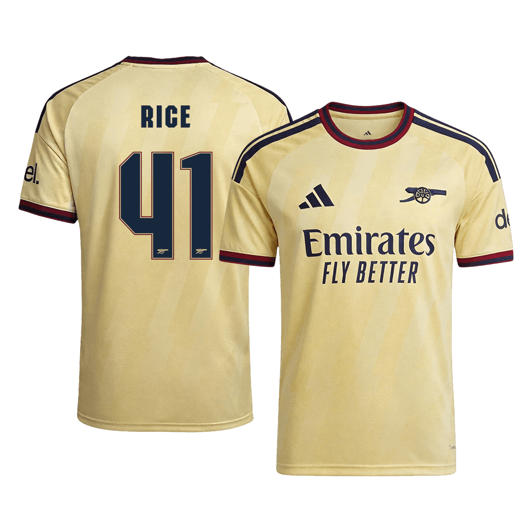 RICE #41 Arsenal Third Maillot 2026/27 Jaune Joueur - UCL