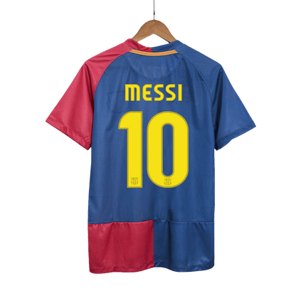 Retro MESSI #10 Barcelona Domicile Maillot 2008/09 - UCL