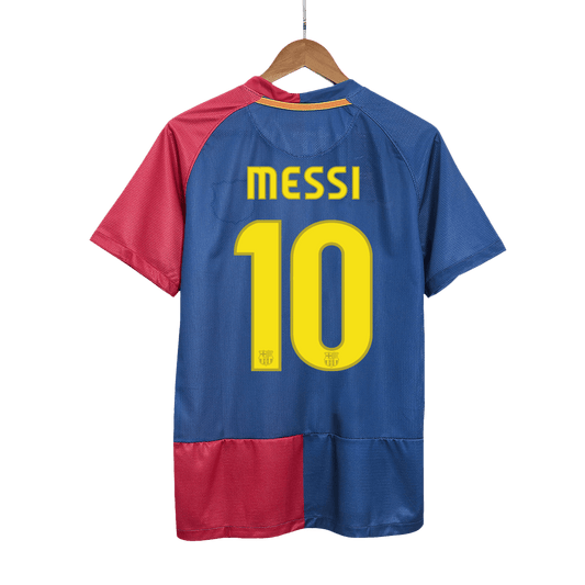 Maillot Rétro MESSI #10 Barcelone Domicile 2008/09 - UCL