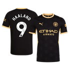 HAALAND #9 Manchester City Extérieur Maillot 2026/27 Noir Joueur