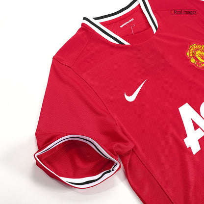 Maillot Rétro Domicile Manchester United 2011/12 Rouge
