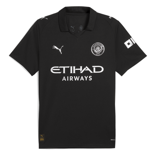 Maillot Extérieur Manchester City 2025/26 Noir