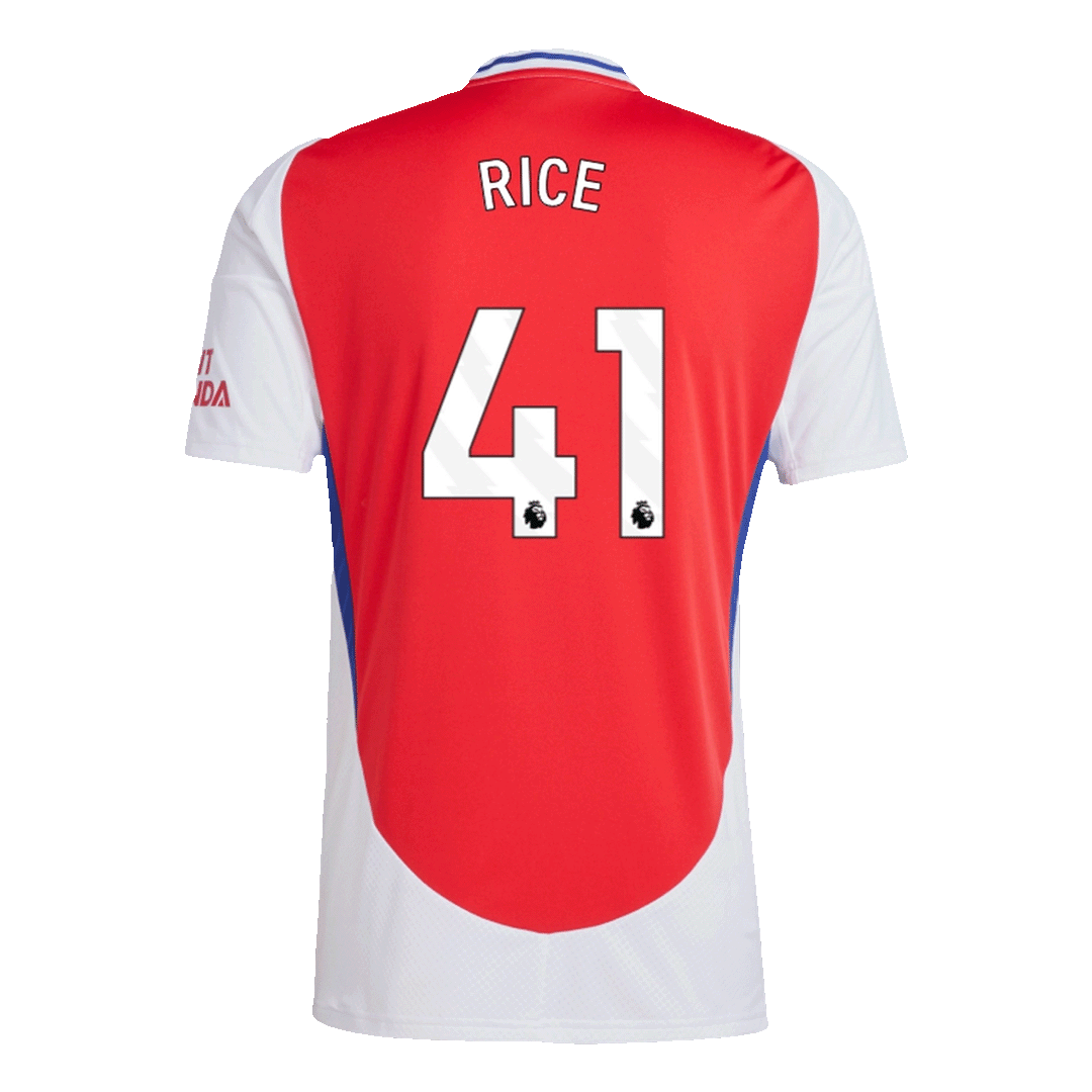 RICE #41 Maillot Domicile Arsenal 2024/25 Rouge