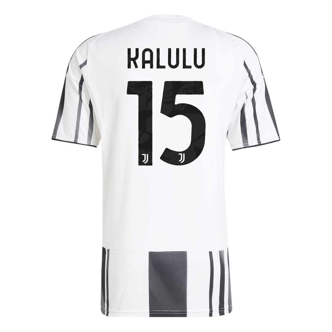 KALULU #15 Juventus Domicile Maillot 2025/26 Noir&Blanc