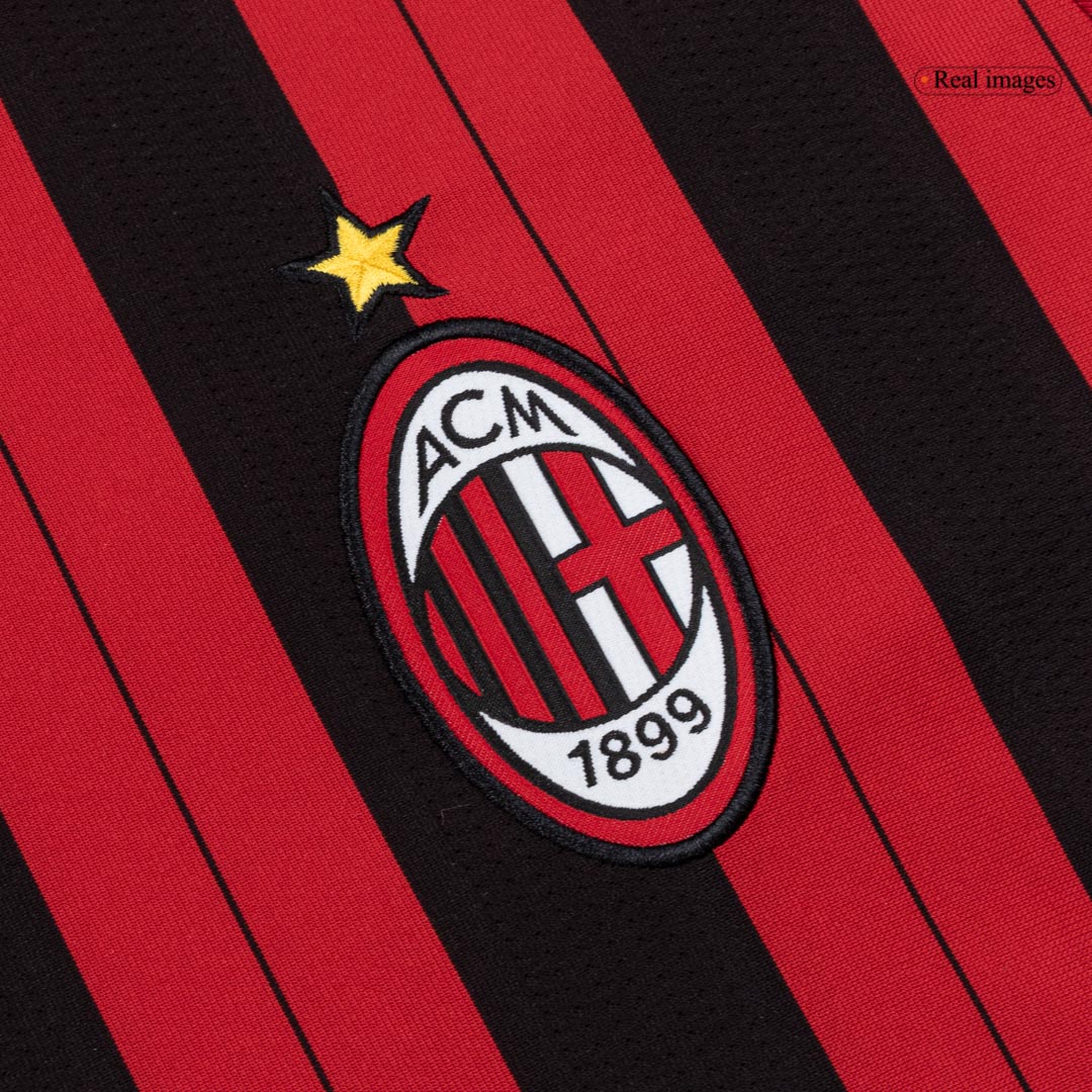 Retro AC Milan Domicile Maillot 2013/14 Rouge&Noir