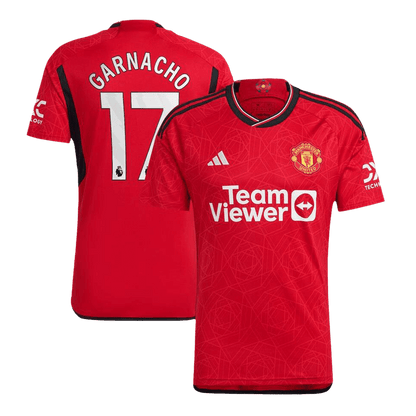 GARNACHO #17 Manchester United Domicile Maillot 2023/24 Rouge