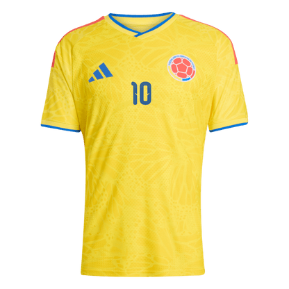 JAMES #10 Colombie Domicile Maillot - Coupe du Monde 2026 Jaune Joueur