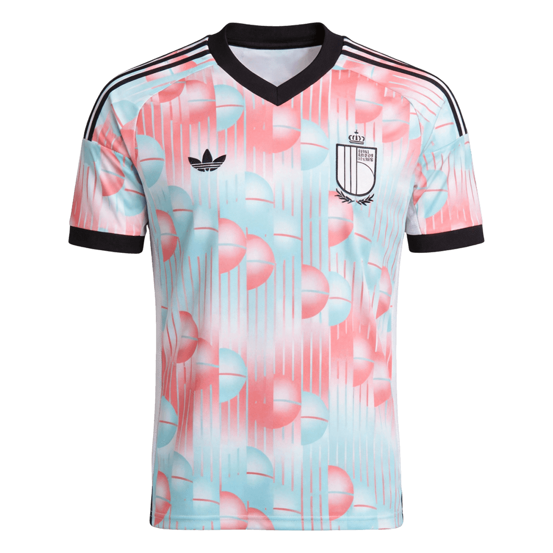 Maillot Extérieur Belgique - Coupe du Monde 2026 Bleu&Rose