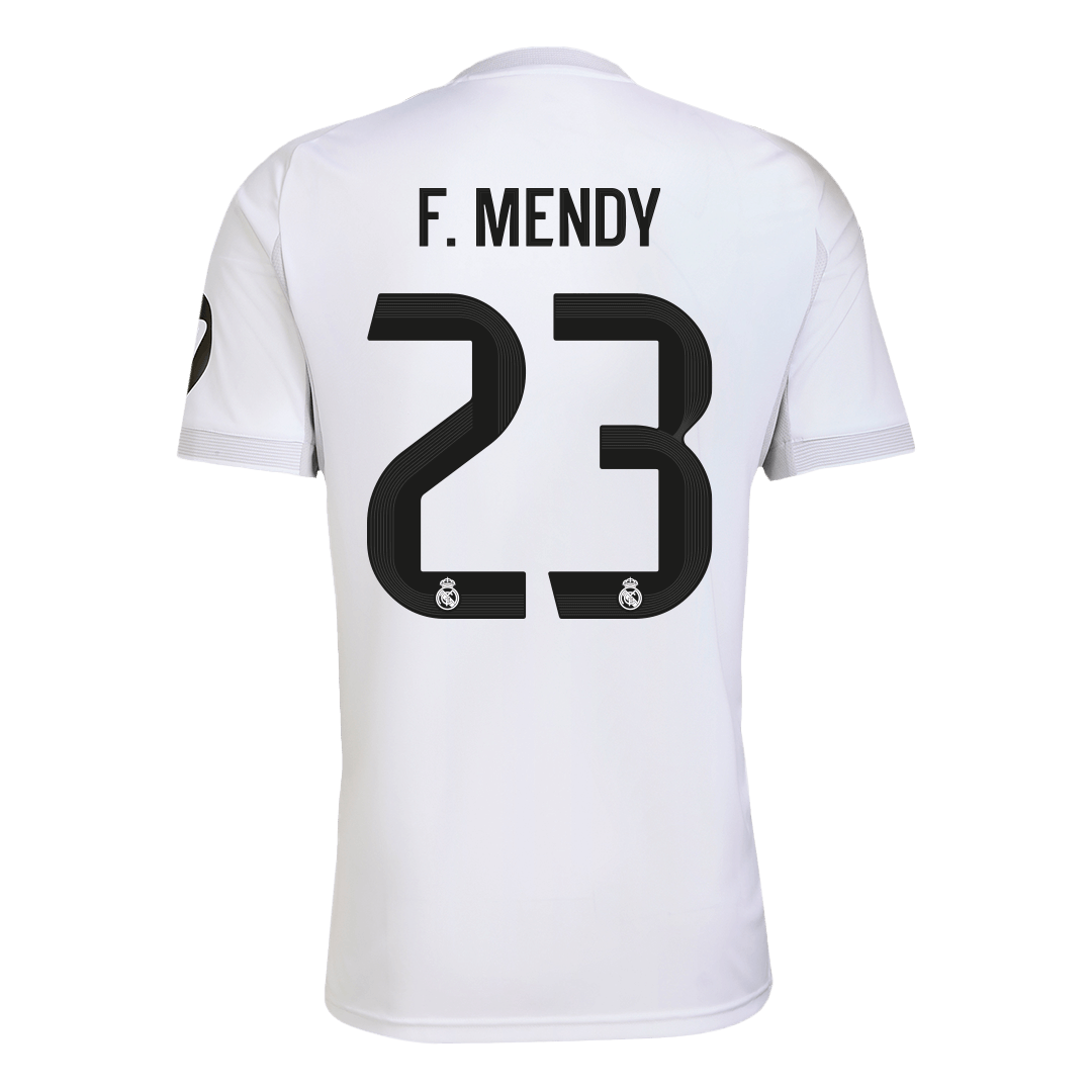F.MENDY #23 Real Madrid Domicile Maillot 2025/26 Blanc - Super
