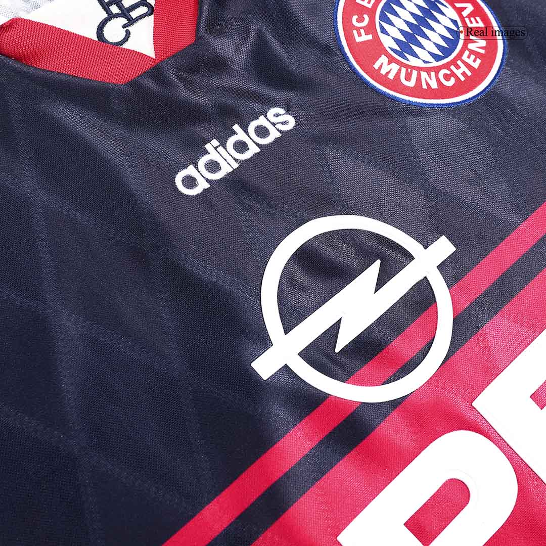 Maillot Rétro Domicile Bayern Munich 1997/99 Noir&Rouge