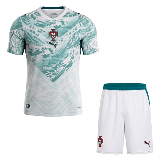 Portugal Kit Extérieur - Coupe du Monde 2026 Blanc et Vert