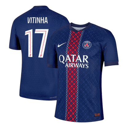 VITINHA #17 PSG Domicile Maillot 2025/26 Bleu marine Joueur