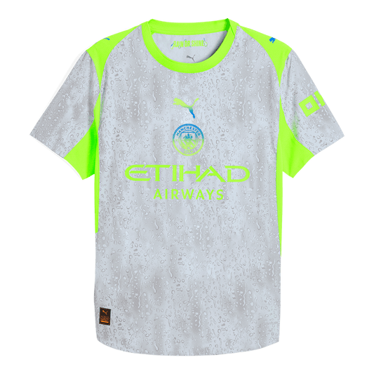 Maillot domicile Manchester City 2025/26 Gris Joueur