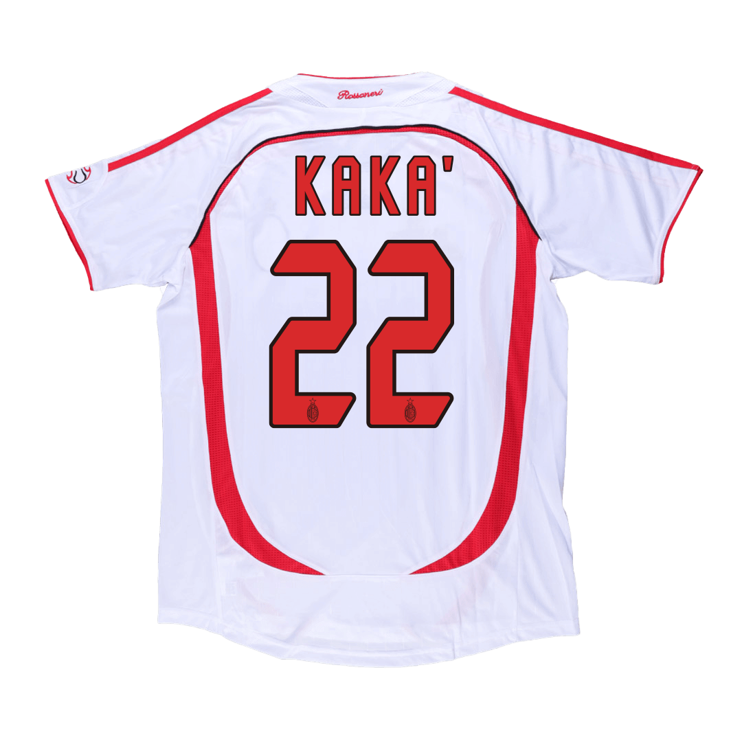 Retro KAKA' #22 AC Milan Away Shirt 2006/07 White - UCL