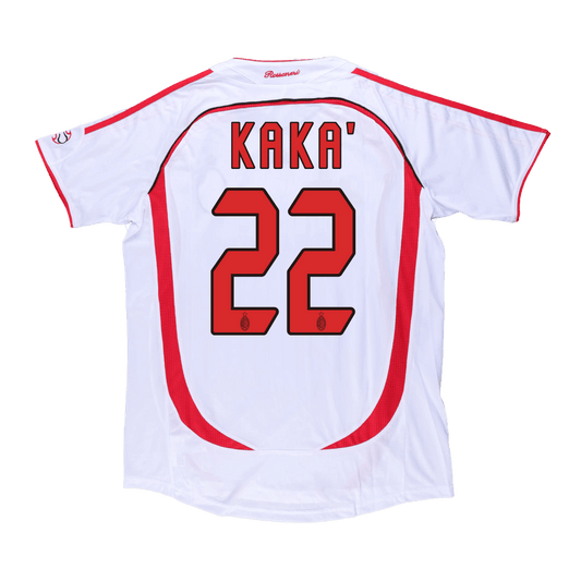 Retro KAKA' #22 AC Milan Away Shirt 2006/07 White - UCL