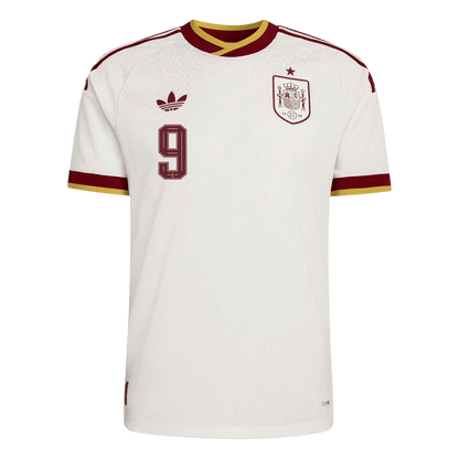 Maillot extérieur joueur GAVI #9 Espagne - Coupe du Monde 2026 Blanc