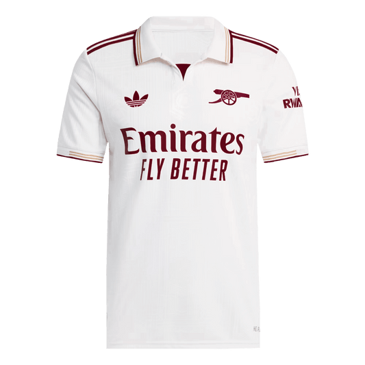 Maillot Third Arsenal 2025/26 Joueur Blanc