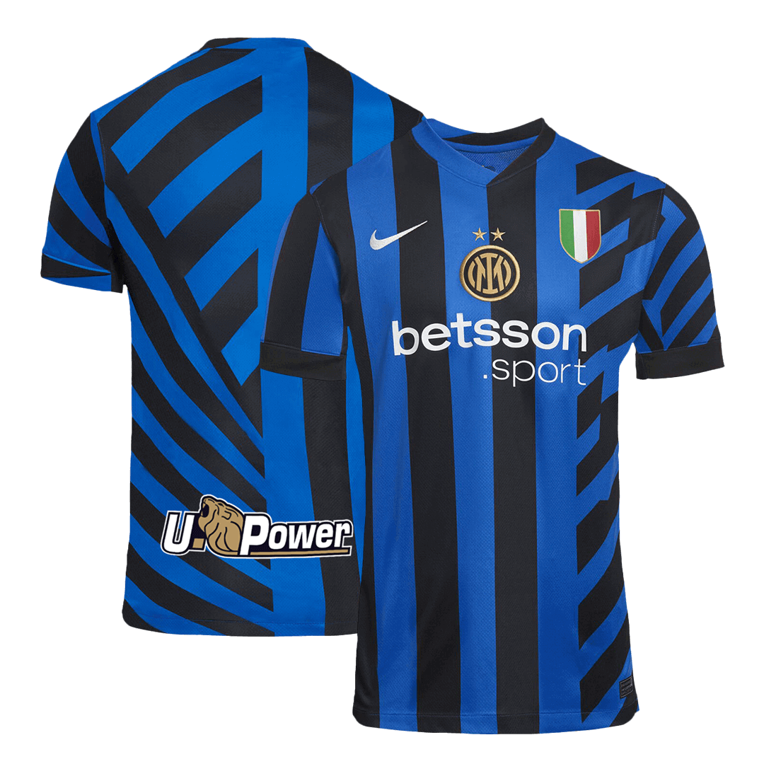 Inter Milan Maillot Domicile 2024/25 Noir et Bleu