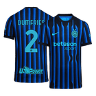 DUMFRIES #2 Inter Milan Domicile Maillot 2025/26 Bleu&Noir Joueur