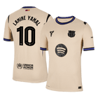 LAMINE YAMAL #10 Barcelone Maillot Extérieur 2025/26 Jaune Joueur - UCL